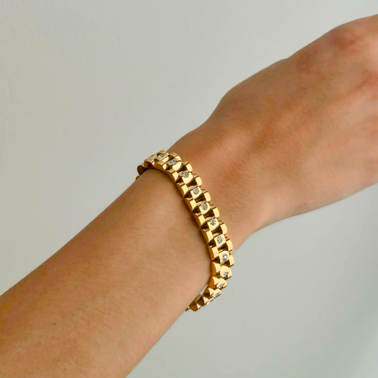 Arany Watchband Karkötő