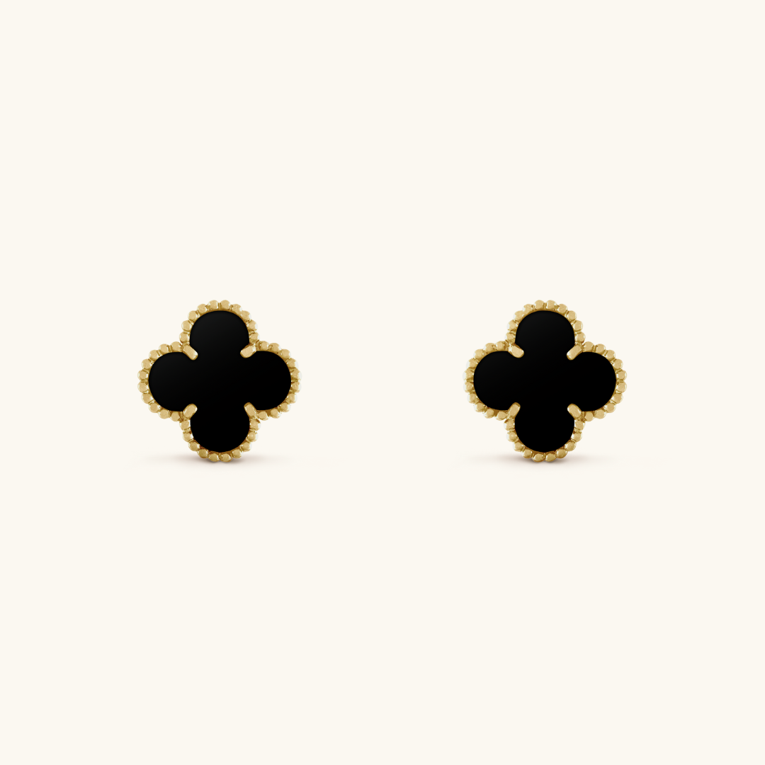 Clover Fülbevaló Black
