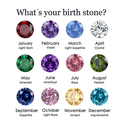 Amelia Birthstone Nyaklánc