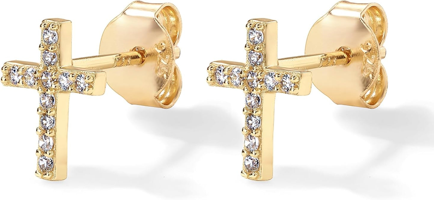 Paved Cross Studs | Arany