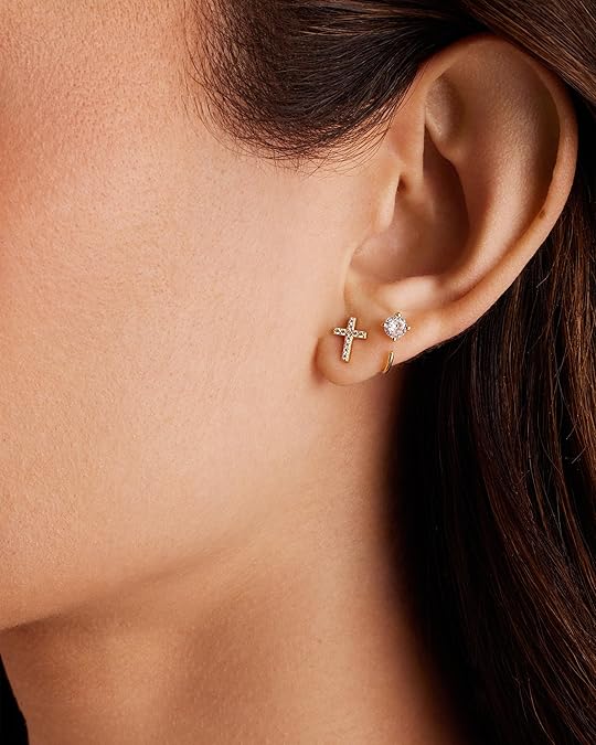 Paved Cross Studs | Arany