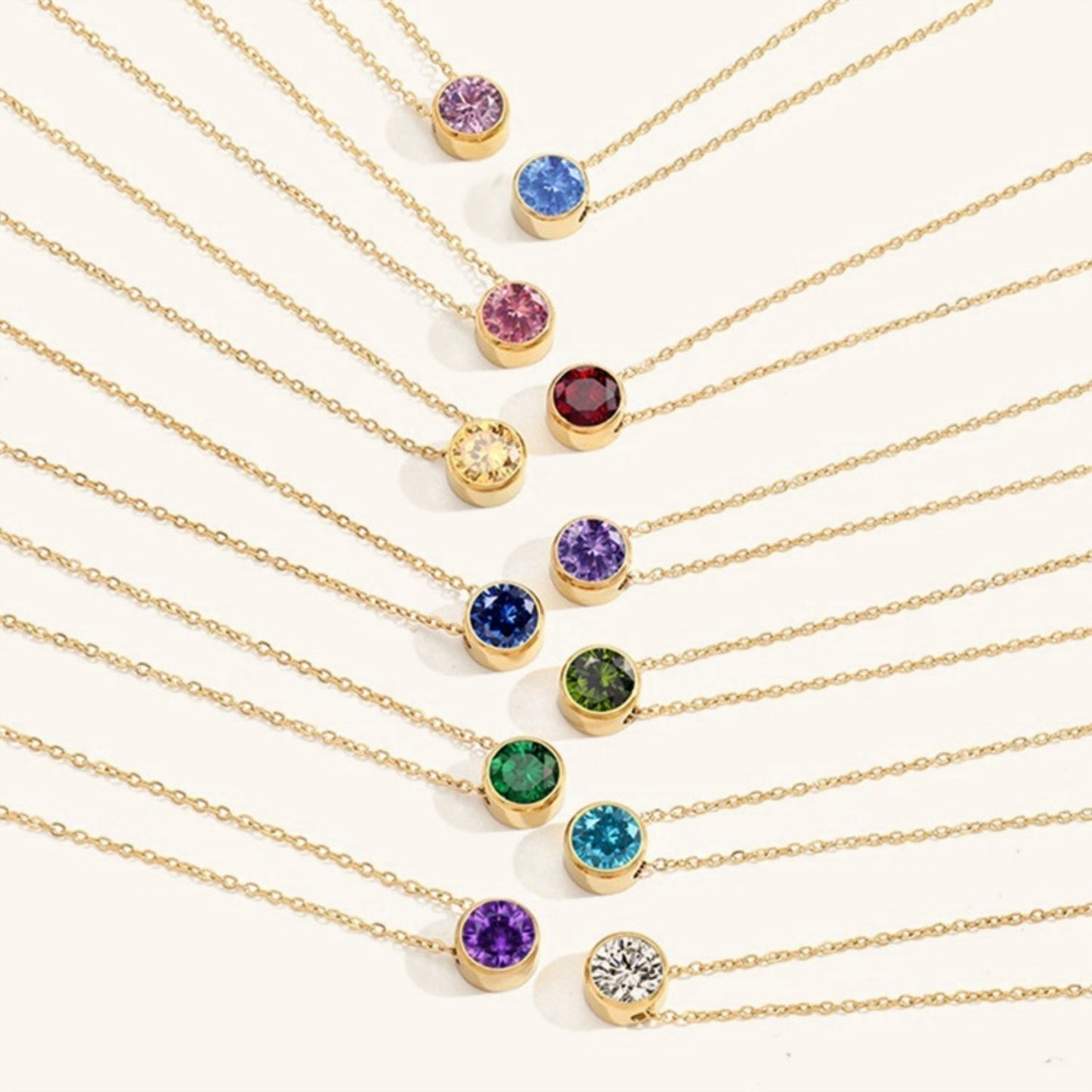 Amelia Birthstone Nyaklánc