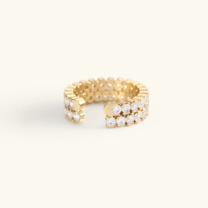 Cassandra Studded Arany Gyűrű