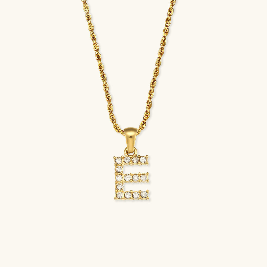 Maeve Letter Initial Gyémánt Nyaklánc
