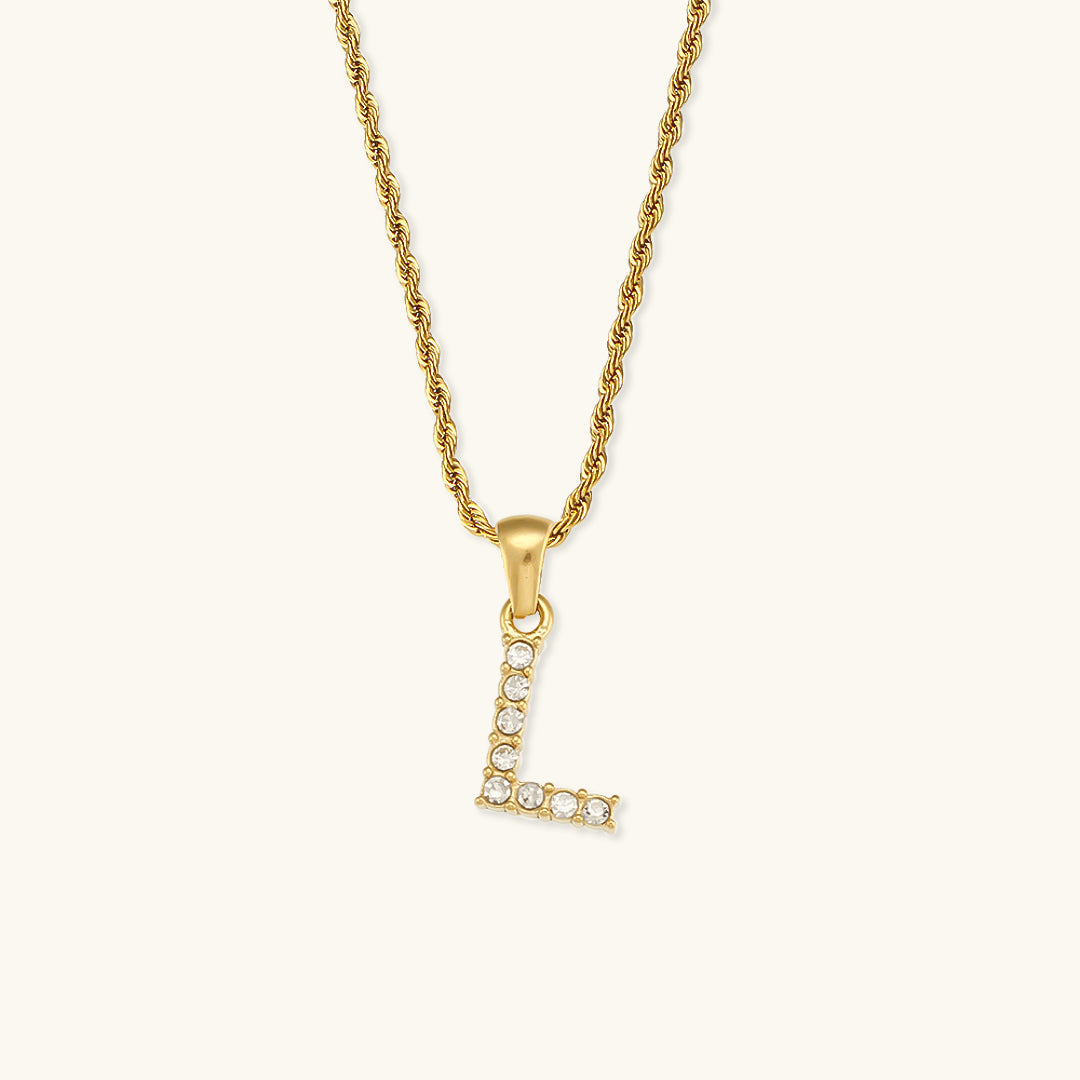 Maeve Letter Initial Gyémánt Nyaklánc