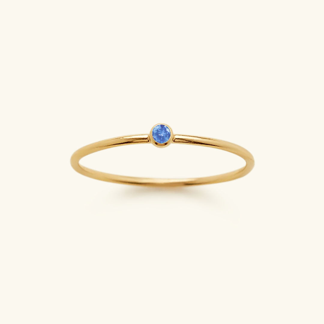 Amelia Birthstone Stacker Gyűrű