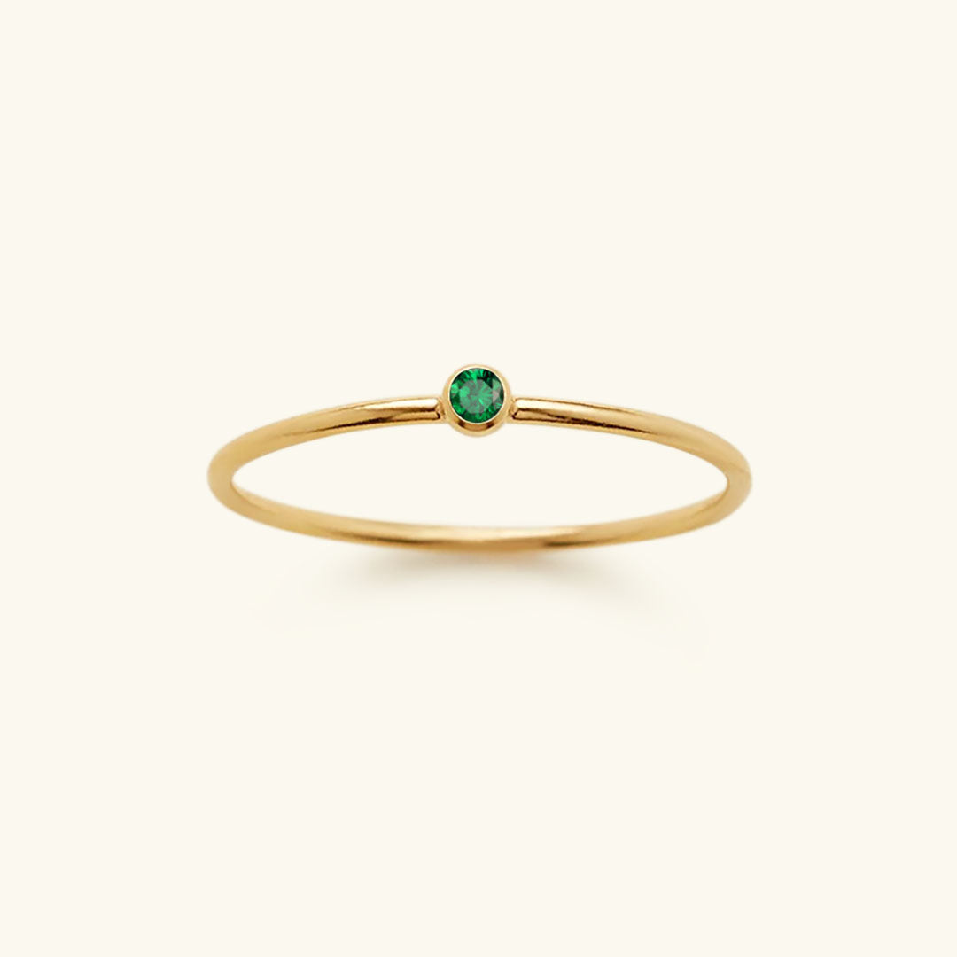 Amelia Birthstone Stacker Gyűrű