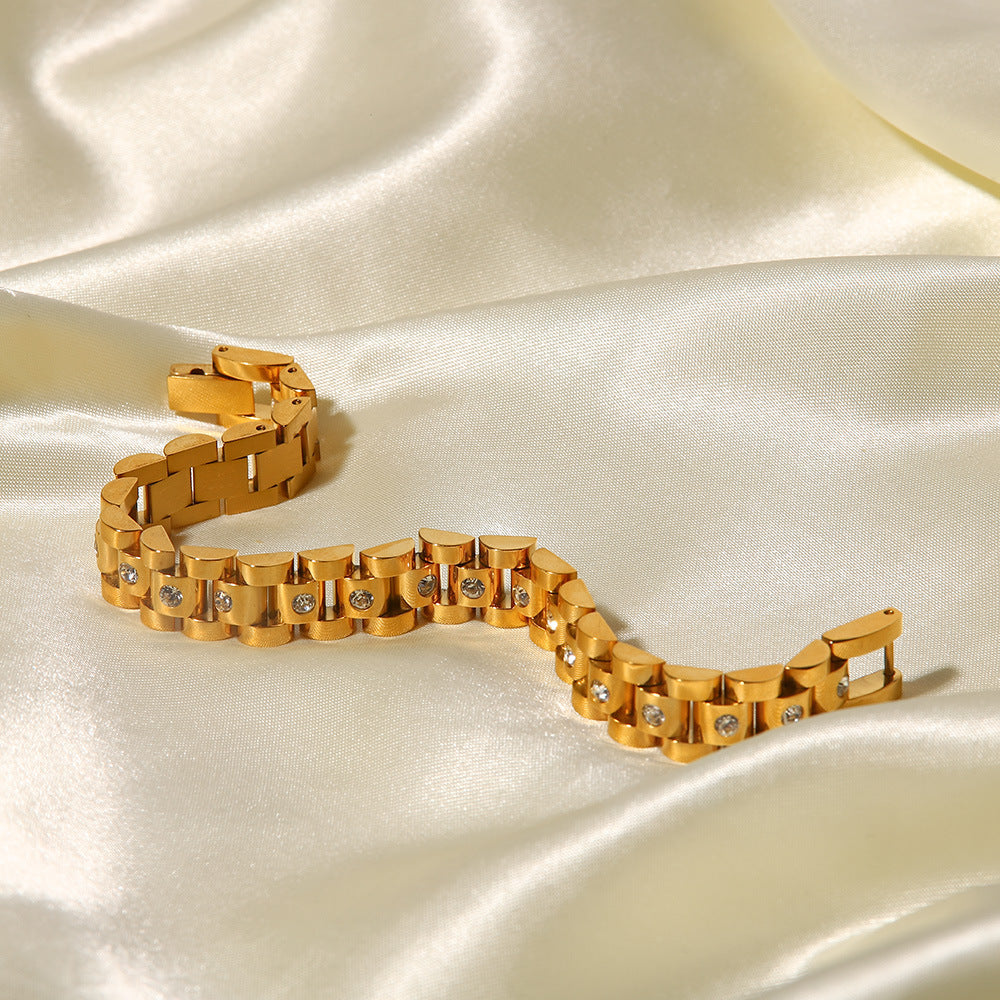 Arany Watchband Karkötő