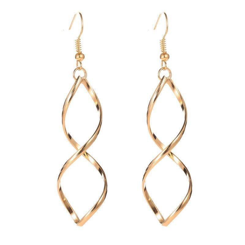 Spiral Dangle Fülbevaló | Arany