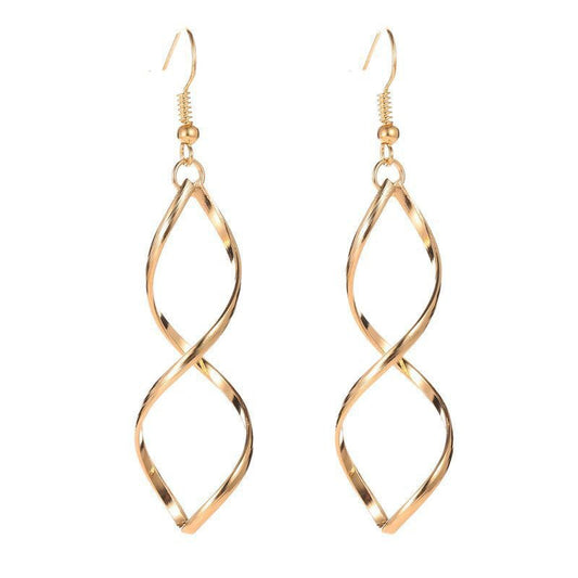 Spiral Dangle Fülbevaló | Arany