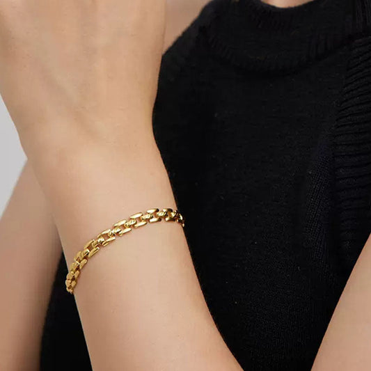 Timepiece Chain Karkötő | Arany