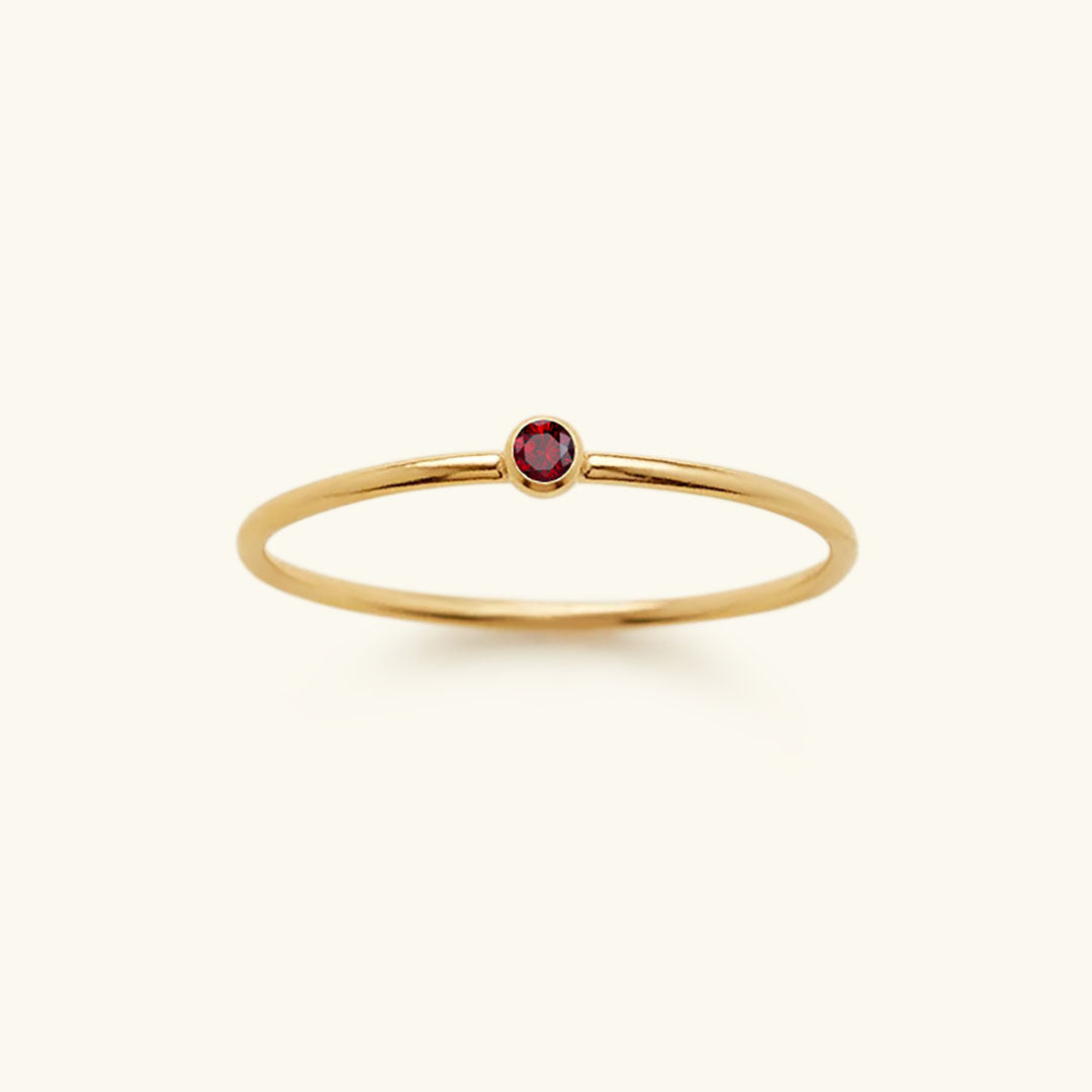 Amelia Birthstone Stacker Gyűrű