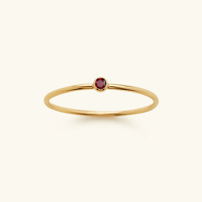 Amelia Birthstone Stacker Gyűrű