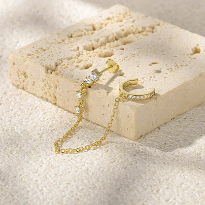 Audra Chain Cuff Fülbevaló