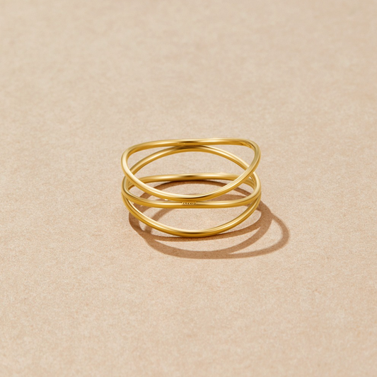 Arany Minimalist Wrap Gyűrű