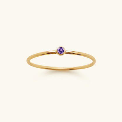 Amelia Birthstone Stacker Gyűrű