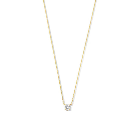 Cléa Moissanite Kő Nyaklánc | Arany