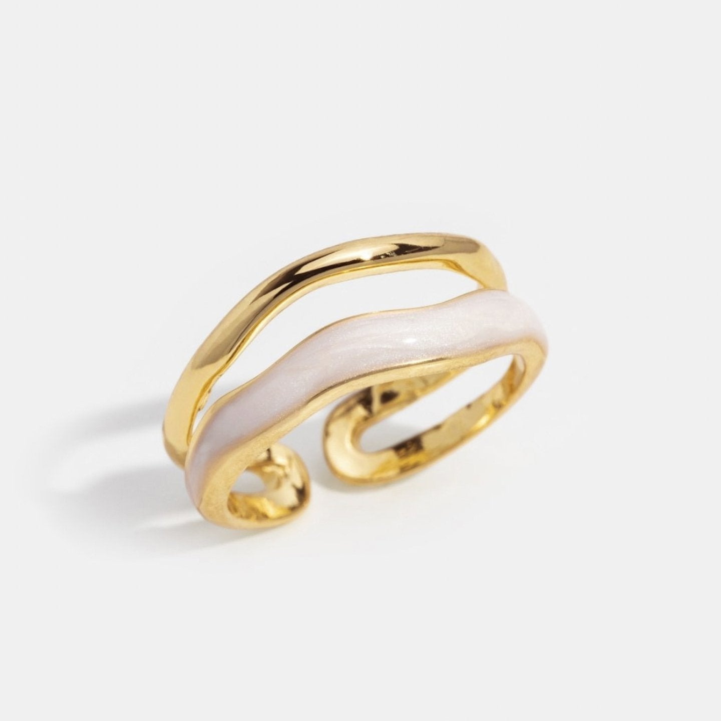 Arany Sculptural Wrap Gyűrű