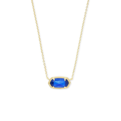 Classic Oval Zafír Nyaklánc | Arany